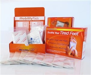 Tired Feet Mobility Circulation Foot Pads - Formula to Relieve Soreness and Pain, Increase Circulation & Restore Sensation – Made in The USA (30 Day Supply)