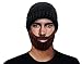 GIANCOMICS Black Wacky Beard Hat Knit Funny Crochet Beanie Cap Wind Mask HM200