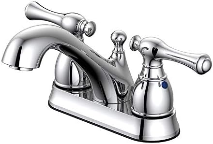 Deriva 2402CP Ashaway Two Handle Centerset Bathroom Faucet
