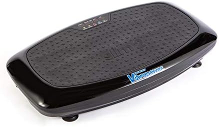 VIBRAPOWER Slim 2 Power Vibration Plate Trainer with Free DVD, Resistance Bands + Remote Watch