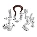 Nambe Miniature Nativity Figurines- Three Wise Men