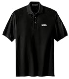 Spiffy Custom Gifts Nasa Worm Logo Embroidered Polo Shirt