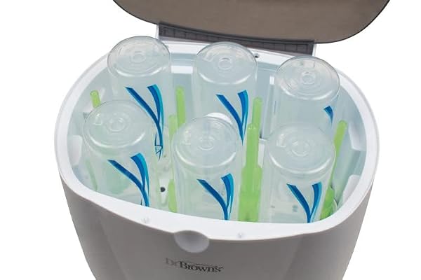 DR. BROWN’S DELUXE ELECTRIC STERILIZER FOR BABY BOTTLES AND OTHER BABY ESSENTIALS