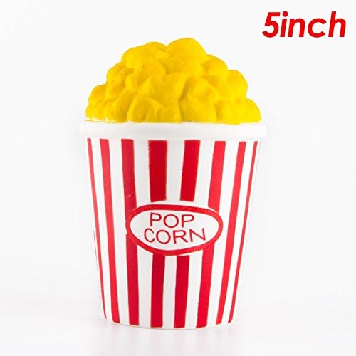CETIM Squishies Jumbo Slow Rising Popcorn Kawaii Cream Scented Squishy Stress Relief Toy,Decorations Toy Gift Fun(Popcorn)