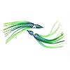 Luengo-30pcs75cm9cm12cm-Multicolour-Soft-Plastic-Octopus-Lures-Hoochie-Squid-Skirt-Lures-Trolling-Saltwater-Bait