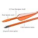 NIKA ARCHERY Fiberglass Arrows Youth Kids Practise Recurve Bows Compound Bow Shooting 12 pcs 26 inch Shafts