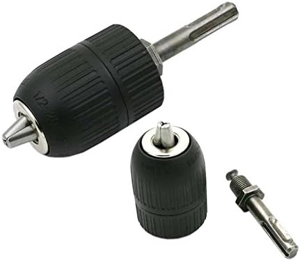 Flykee HSS 2-13mm Keyless Drill Chuck Impact Hand Tool With Lock &SDS Driver Adaptor