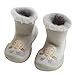 NUWFOR Newborn Baby Boys Girls Cartoon Animal Floor Socks Anti-Slip Baby Step Socks Whitethumb 2