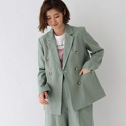 Amazon Ag バイ アクアガール テーラードジャケット Web限定lサイズあり コットンリネンダブルボタンジャケット C レディース ライトグリーン 021 38 M コート ジャケット 通販