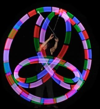 Flames 'N Games LED Glow Poi (Multifunction), Blue - Image 4