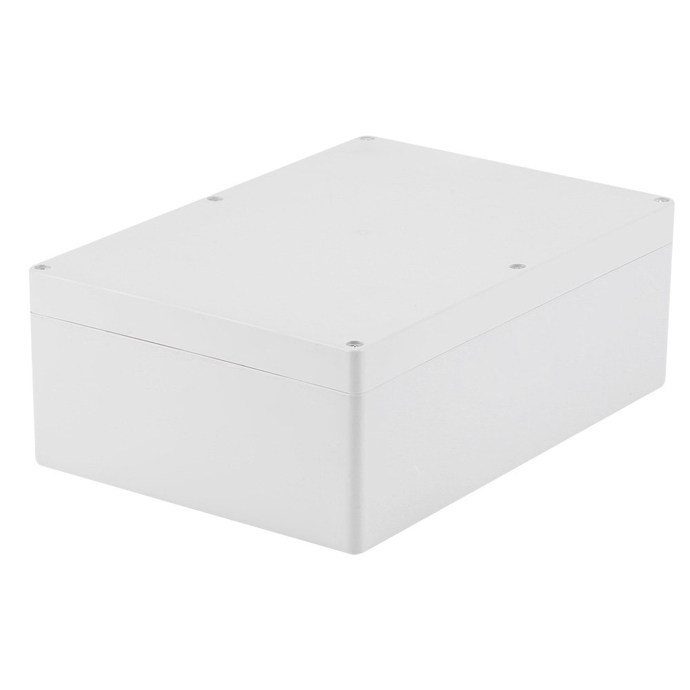Junction Box 263 185 95mm Water-Resistant White Plastic Enclosure Project Case DIY Junction Box