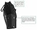 RW Collections Handbag Organizer, Liner, Sturdy Nylon Purse Insert (Medium, Black)