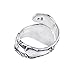 Sterling Silver Swirl Motif Spoon Style Ring, Sizes 6-11