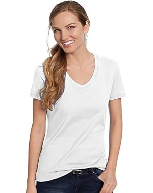 By Hanes Women's Nano-T V-Neck T-Shirt
