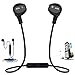 B3300 Bluetooth Headphones, Ephvan Wireless Stereo Bluetooth 4.1 Headset Sports Earbuds Built-in MIC for iPhone 7 Plus Samsung LG (Black)