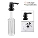 APPASO 17-Ounce Kitchen Dish Soap Dispenser Oil Rubbed Bronze Large Capacity- 480ml Bottle Built in Hand Sink Pump, Sink Soap Dispensers Replacement-3.15 Inch Threaded Tube