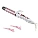 VAV 2 in 1 Hair Straightening & Curling Flat Iron fast heating Ceramic barrel wand Dual Voltage Auto Shut Off