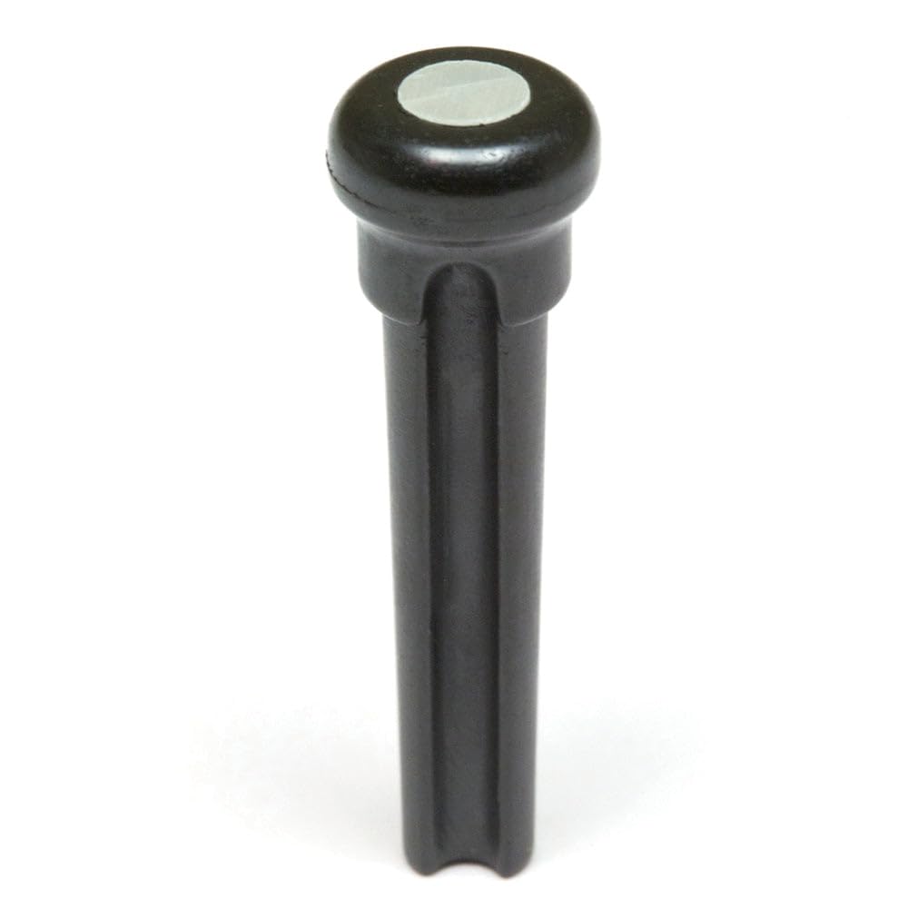 GRAPHTECH TUSQ BRIDGE PINS - 4MM BLACK/MOP DOT -6 PCES
