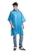 Zoophyter “Wind-Proof King” 4pcs Adult Emergency Disposable Rain Poncho (Blue)