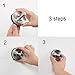 KES SUS 304 Stainless Steel Suction Cup Hook Single Coat Hook Removable Bathroom Shower Towel Hook Kitchen Wall Hook Strong and Heavy Duty Contemporary Style, Brushed Finish, A6260