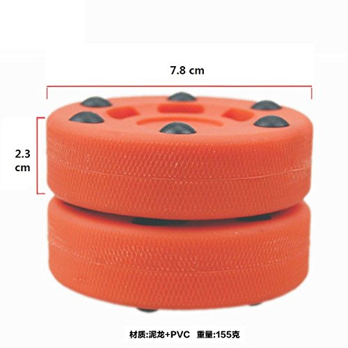 VT BigHome 2 Pcs Roller ice Hockey Rollerball Indoor Roller Field Hockey Pucks Street Hockey Ball Sports Equipment Balls