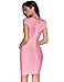 Meilun Women's Bandage Dress Square Neck Bodycon Party Dress