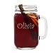 Personalized Handled Mason Jar Engraved with Your Custom Text