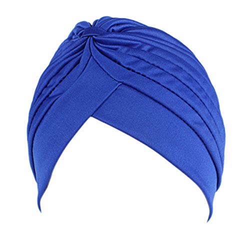 Ever Fairy 3 Pack Stretch Polyester Turban HeadCover Twisted Pleated Headwrap (6# 3 Colors) - Thumbnail 7