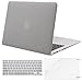 MOSISO Compatible with MacBook Air 13 inch Case (Models: A1369 & A1466, Older Version 2010-2017 Release), Protective Plastic Hard Shell Case & Keyboard Cover & Screen Protector, Neutral Gray
