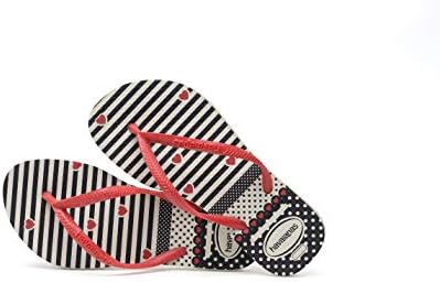 girls red flip flops