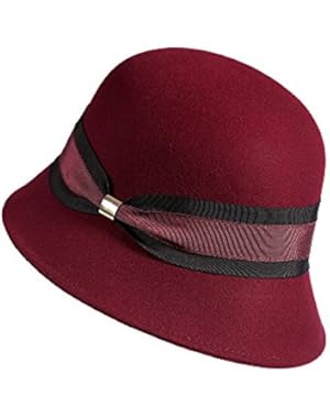 Overland Sheepskin Co. Women's Classic Wool Felt Cloche Hat