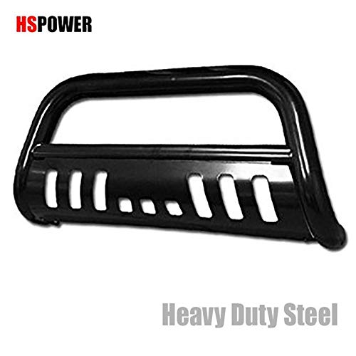 Buy HS Power Black HD Steel Bull Bar Brush Push Bumper Grill Grille
