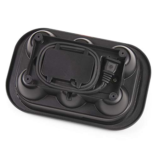 National Presto 04632 Electric Egg Cooker, 6, Black and White Pricepulse