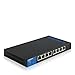 Linksys Business LGS308P 8-Port Gigabit Ethernet Smart Managed Switch PoE+ (72W)