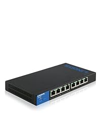 Interruptor Business Smart de 8 puertos Linksys Gigabit PoE + (lgs308p)