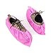 iMucci 50 Pairs Thickening Non-Woven Disposable Boot & Shoe Covers One Size Fits All Feet Pink