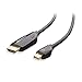 Cable Matters Mini DisplayPort to HDTV Cable in Black 6 Feet - Thunderbolt and Thunderbolt 2 Port Compatible