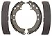 ACDelco Silver 14587B Bonded Rear Drum Brake Shoe Set