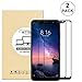 KTTWO Redmi Note 6 Pro Screen Protector, (2PACK) Full Cover Anti-Scratch Bubble-Free Tempered Glass Screen Protector with Full Glue for Redmi Note 6 Pro 6.26”(Black)