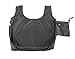 Mato & Hash Reusable Grocery Bags | Foldable w/Integrated String Pouch | Ripstop Nylon Tote - 2PK Black CA2650