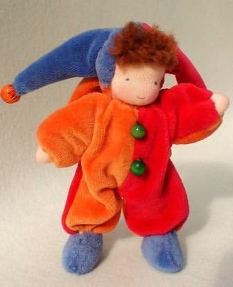 Evi Court Jester Flexible Doll - 4.75 in.