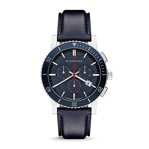 Burberry BU9383 Watch City Mens - Blue Dial Stainless Steel Case Quartz Movement