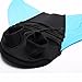 GOALUKK Mermaid Tails for Swimming Training Diving Swim Fin with Monofin for Kids and Adults(Pink Blue Black) (Blue, Large fit for adults)
