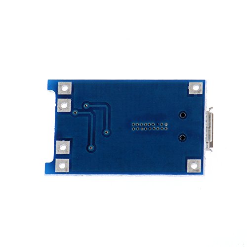 Anmbest TP4056 Micro USB Open Source 5V 1A 18650 Standalone Linear Lithium Battery Charger Over Charge Discharge Protection Integrated Board(Pack of 10) - Thumbnail 4