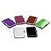 Aluminum Aluma Hard Case Credit Cards Wallet (Assorted 6 Pack)