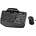 Logitech MK735 Wireless Multimedia Keyboard & Laser Mouse Kit (Renewed)
