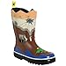 Kidorable Boys' Pirate Rain Boots, Brown, 12 M US Little Kid