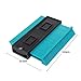 Alishebuy Plastic Contour Gauge Duplicator, Master Outline Profile Gauge Woodworking Ruler for Precise Shape Measuring Tool, Irregular Contour Measuring Ruler Radiant Ruler