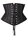 Camellias Women Petite Steel Boned Waist Trainer Corset Short Torso Mesh Body Shaper