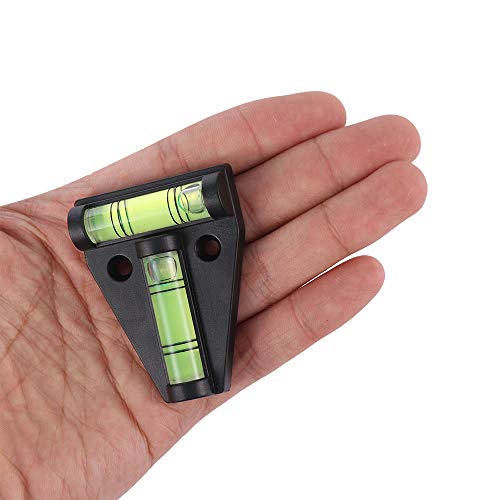 LudoPam T Level, 2 Way T-type Cross Check Bubble Level for Caravan RV Camper Trailer Motorhome Machines Boat, 6 Pack